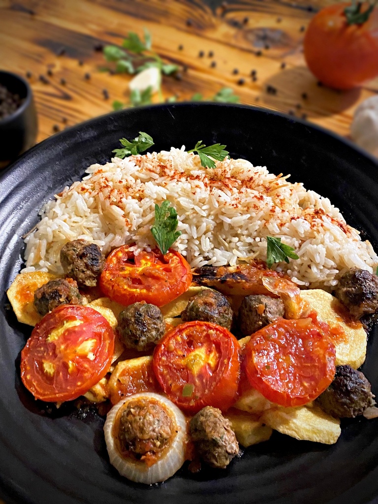 Meat Kafta & Potatos 500 g & Rice 250 g