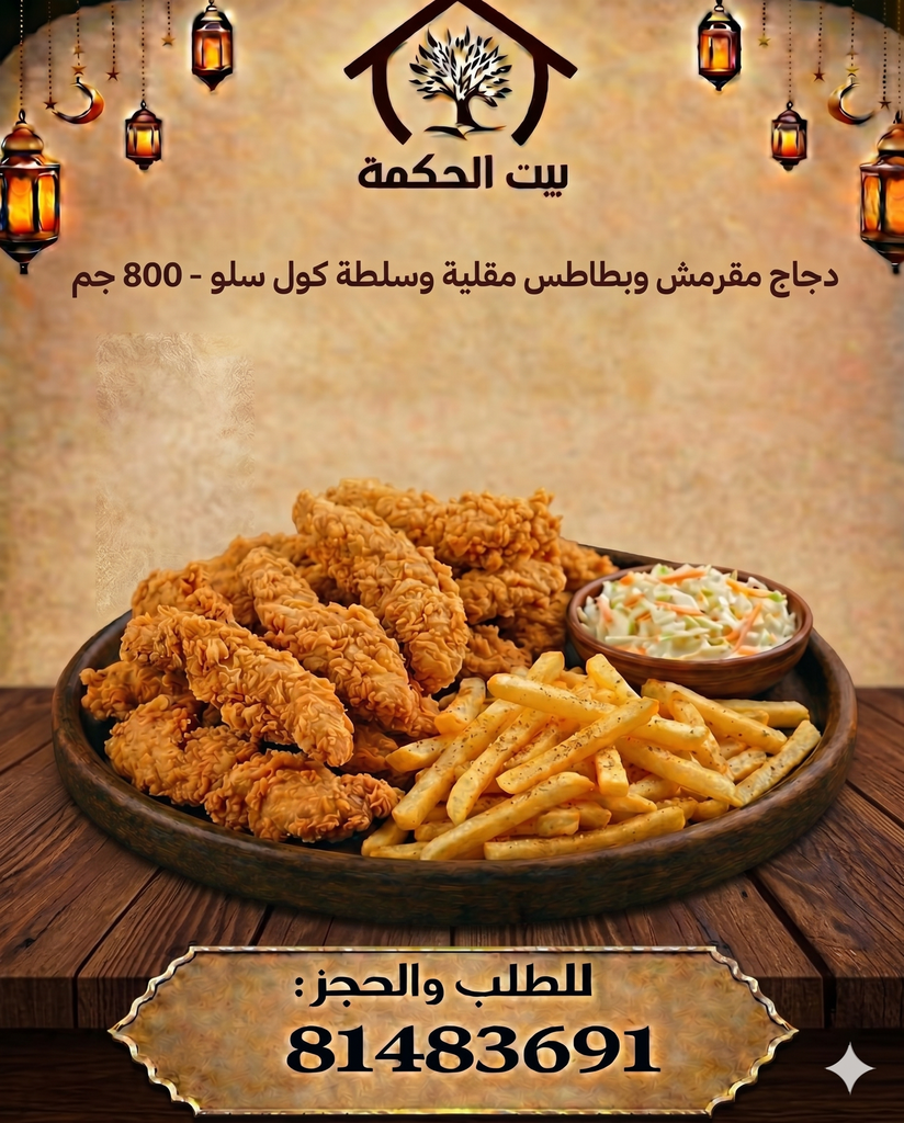 Crispy Chicken & Fries & Coleslaw 800 g